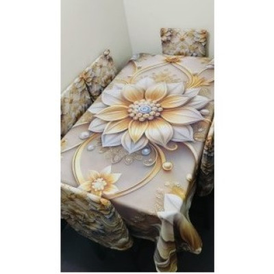 China Premium 3D Print Table Cloth Set